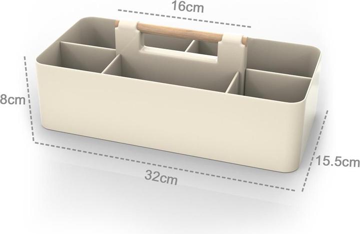 Actual product image Intirilife Make Up Organiser in Khaki