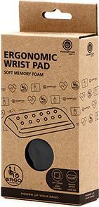Immagine prodotto Powerton ERGO DARK EDITION Handgelenkpolster aus Memory-Schaum, schwarz