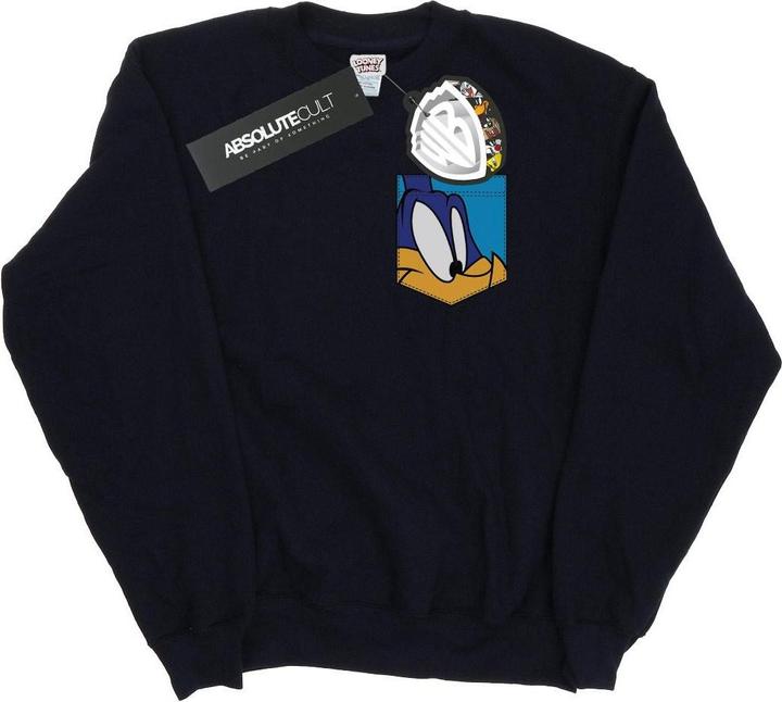 Produktbild Looney Tunes Road Runner Face Faux Pocket Sweatshirt (XL)