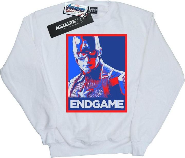Produktbild Avengers Endgame Captain America Poster Sweatshirt (M)