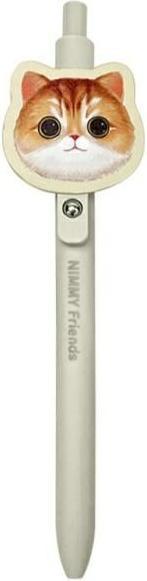 Produktbild Nimmy 2in1 Set notebook + pen khaki Big Eyed Pet 2.0 Cat