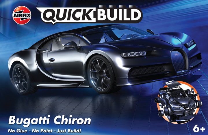 Produktbild Airfix QUICKBUILD Bugatti Chiron - Black