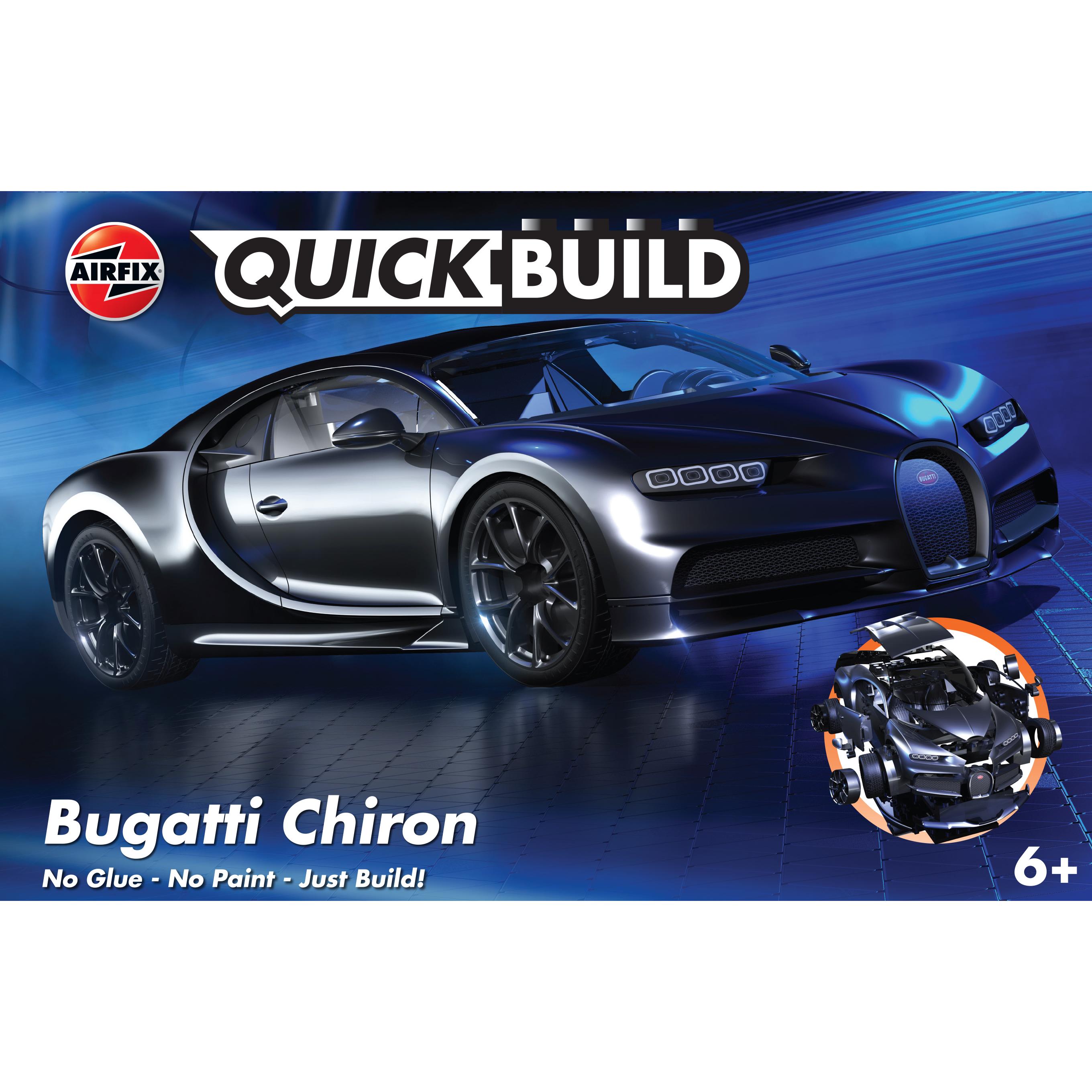 Airfix QUICKBUILD Bugatti Chiron - Black