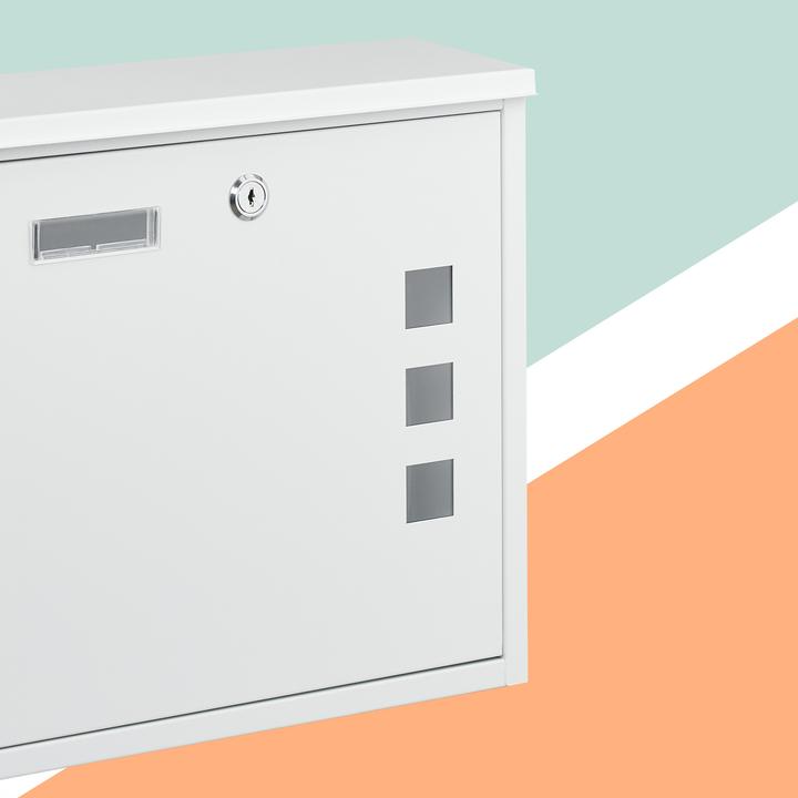 Actual product image Relaxdays Briefkasten mit Sichtfenster