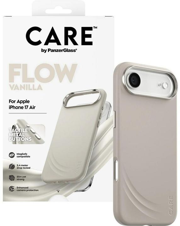Produktbild PanzerGlass CARE by Feature FLOW Case Vanilla w. MagSafe iPhone 17 Air (Apple iPhone Air)