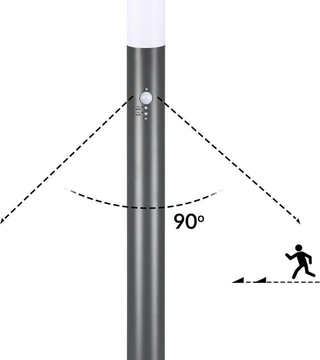 Image du produit Deuba Lampadaire (E27, IP44)