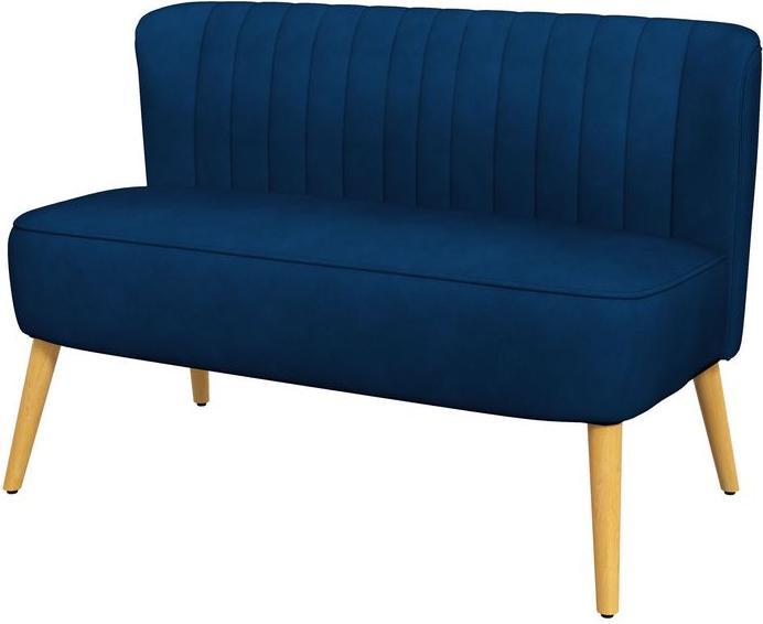Image du produit Swisshandel24 2-Sitzer Sofa Zweisitzer, Loveseat mit Leinenoptik, Doppelsofa mit Holzbeine, bis 150 kg Belastbar (2 places)