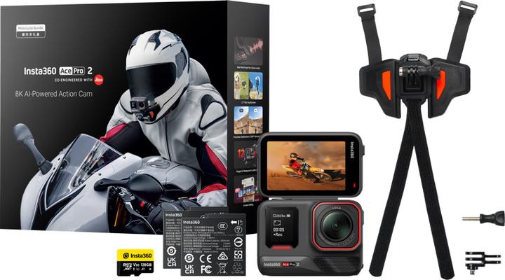 Produktbild Insta360 Ace Pro 2 Actioncam Motorrad Combo (240p, Bluetooth, WLAN)