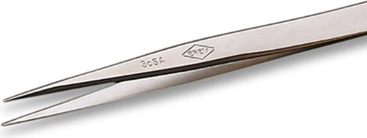 Produktbild Weller Erem Pinzette mit spitz zulaufenden Spitzen, Präzisionspinzette, Edelstahl, 110mm