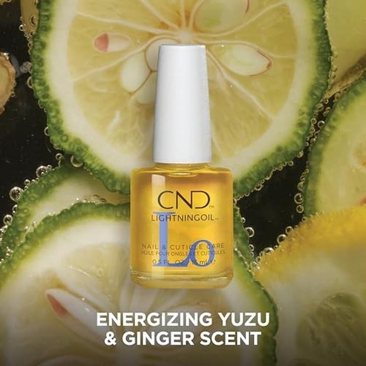 Actual product image CND Lightning Oil - Lightning-Fast Absorption & Hydration for Nail & Cuticle Care (15 ml)