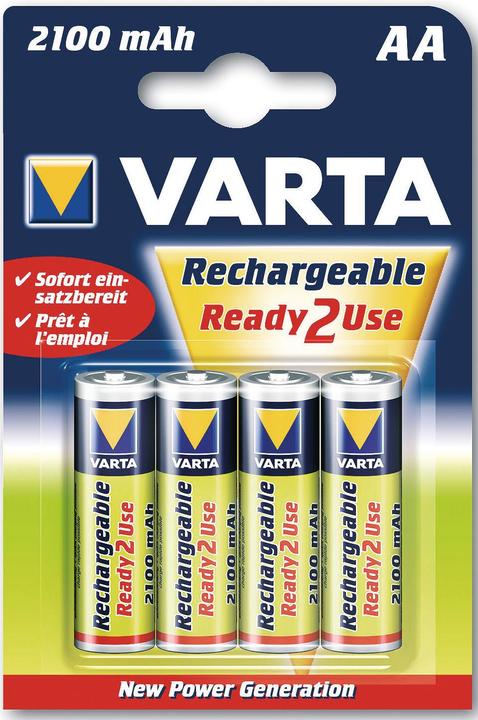 Produktbild Varta Recharge Accu Power (4 Stk., AA, 2100 mAh)