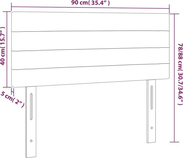 Actual product image vidaXL Jadiel (90 x 5 x 88 cm)