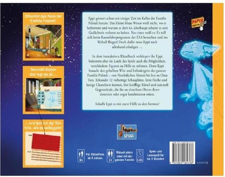Actual product image Lookout LOOD0053 - Eppi - Teil 1: Das Weltall ruft, puzzle game, from 1 player, from 8 years (DE-Ausg (German)