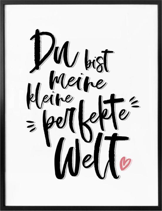 Image du produit Trenddeko Tu es mon petit monde parfait (30 x 40 cm)