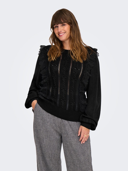 Image du produit Only col rond Curve Pull en maille (L)
