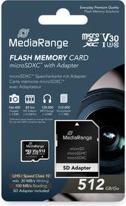 Actual product image MediaRange MICRO SDXC KARTE 512GB (512 GB, microSDXC, U3, UHS-I)