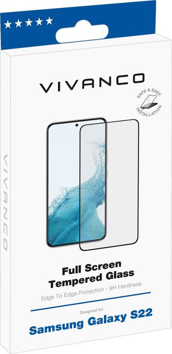 Actual product image Vivanco Display protection glass Galaxy S22 (1 Piece, Samsung Galaxy S22, Samsung Galaxy S23)