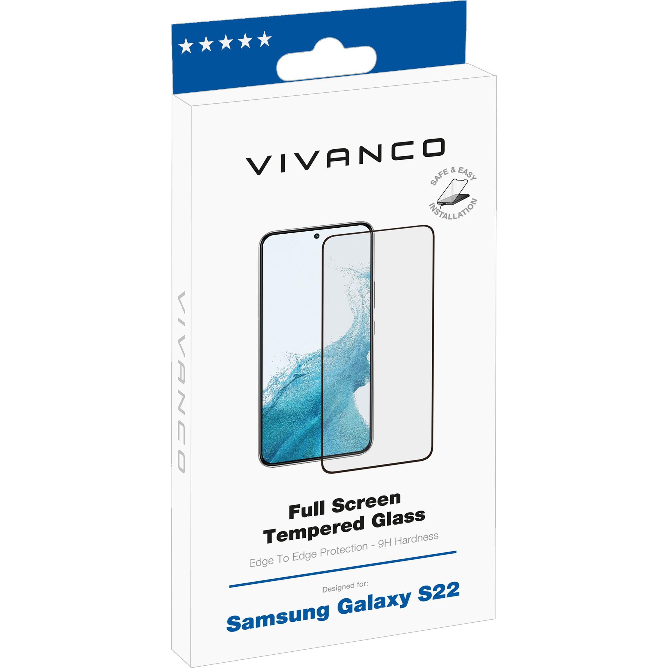 Thumbnail - Vivanco Displayschutzglas Galaxy S22 (1 Stück, Samsung Galaxy S23, Samsung Galaxy S22), Smartphone Schutzfolie, Transpar...