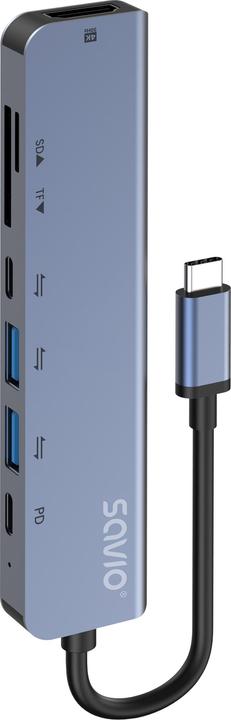 Actual product image Savio AK-82 (USB-C, 7 ports)