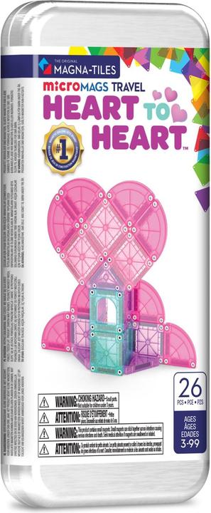 Image du produit Magna-Tiles MT Micromags Travel Srt Coeur à Coeur