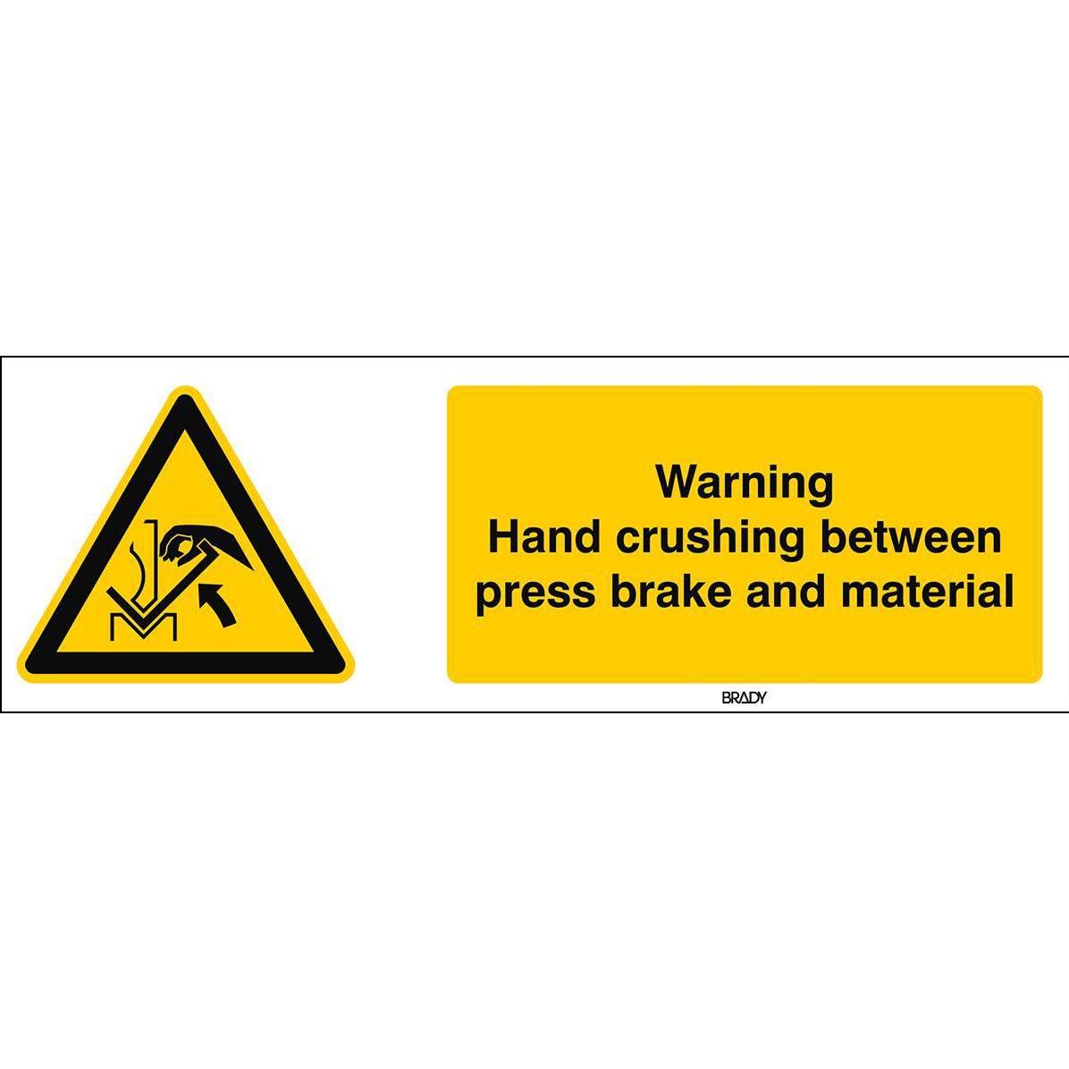 Brady, Sicherheitskennzeichnung, ISO Safety Sign - Warning