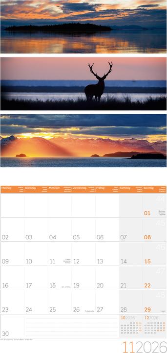 Image du produit Colours of Nature Kalender 2026 - 30x30 (30 x 30 cm, Couverture rigide, Français, Anglais, Italien)