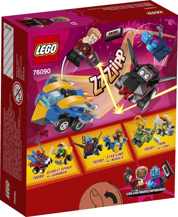 Actual product image LEGO Mighty Micros: Star-Lord vs. Nebula (76090, LEGO Marvel)
