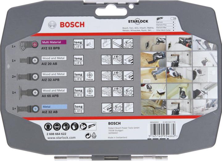 Image du produit Bosch Professional Zubehör Set de lames pour machine multifonction oscillante