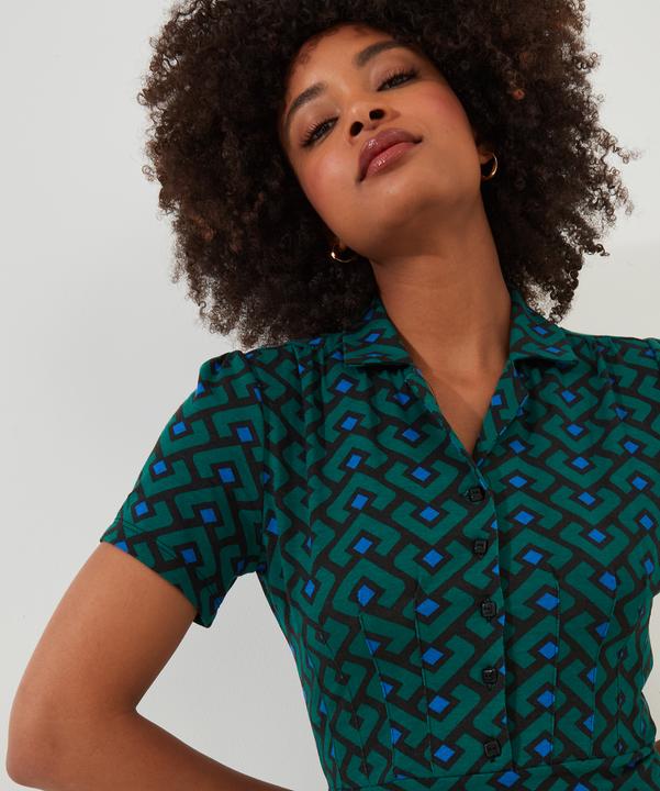 Image du produit Joe Browns Geometric Collared Jersey Dress (44)