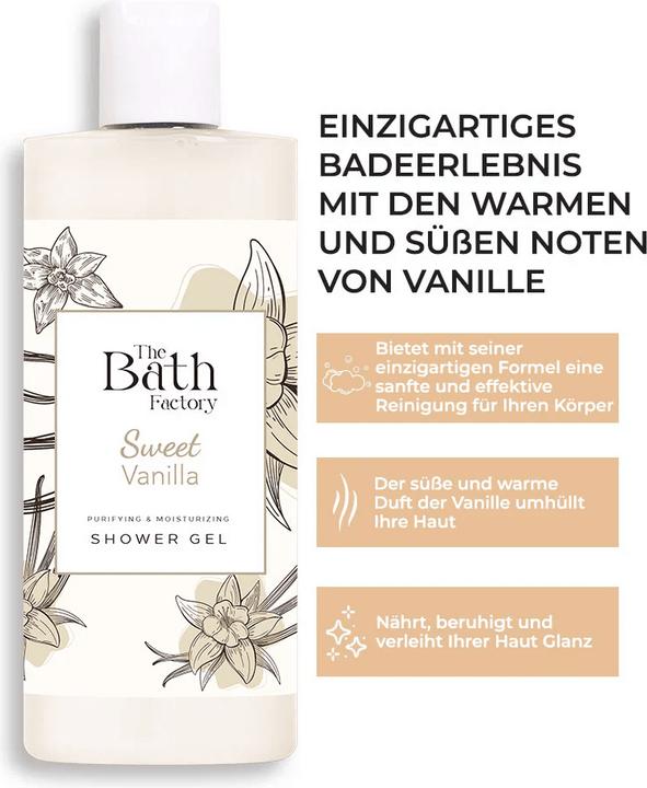 Immagine prodotto The Bath Factory Vanille Duschgel 400ml (400 ml)