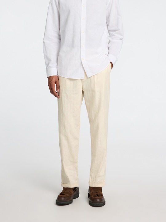 Actual product image Selected Homme Cropped relaxed fit trousers (W31/L34)