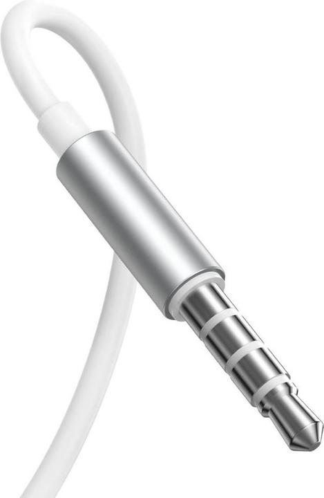Actual product image Joyroom JR-EW03 Wired Series In-Ear Metal Wired Earbuds-Silver (Cable)