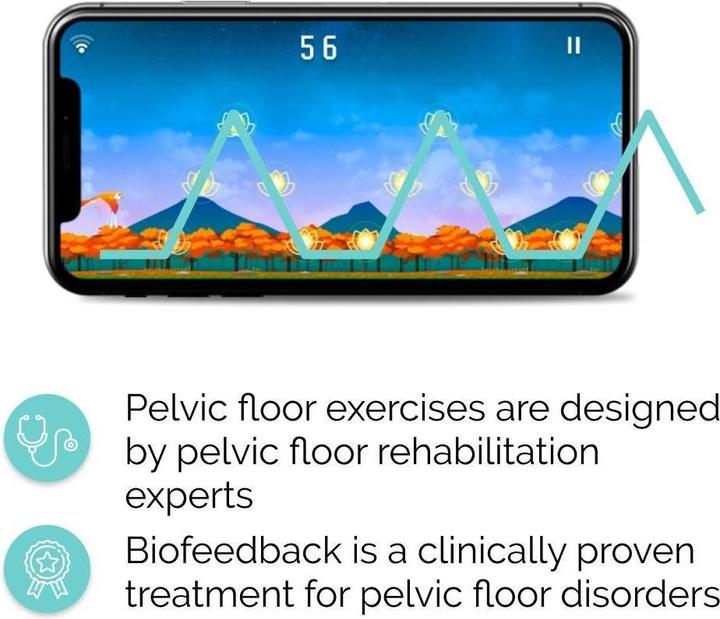 Immagine prodotto Perifit Esercitatore di Kegel con app (140 g)