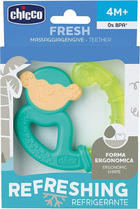 Image du produit Chicco Anneau de dentition Fresh - Singe et fauve - 4m