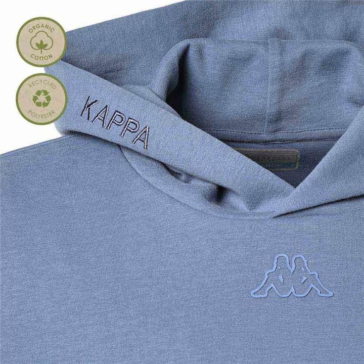 Produktbild Kappa Unisex Sweater mit Kapuze Blau (S)
