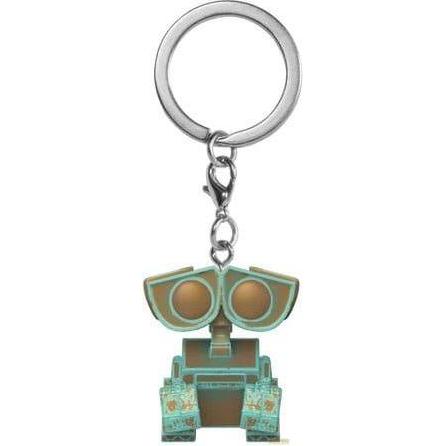 Funko, Unisex, Portachiavi, Wall-E POP! Vinyl Schlüsselanhänger 4 cm Wall-E (Patina) Display (12), Grigio