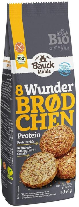 Bauckhof Bauck Mühle Backmischung Wunderbrödchen Protein 350 g (350 g)