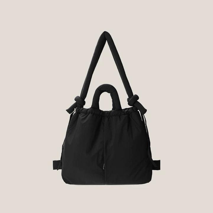 Produktbild Only-Bags.Store Lässige Nylon gepolsterte Tragetasche Designer weiche Puffer Schulter Crossbody Taschen Einfache