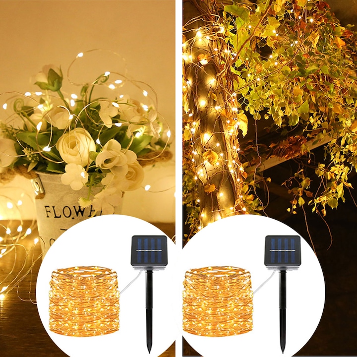 Immagine prodotto Casativo Set di 2 luci fiabesche in filo di rame (0.19 m)
