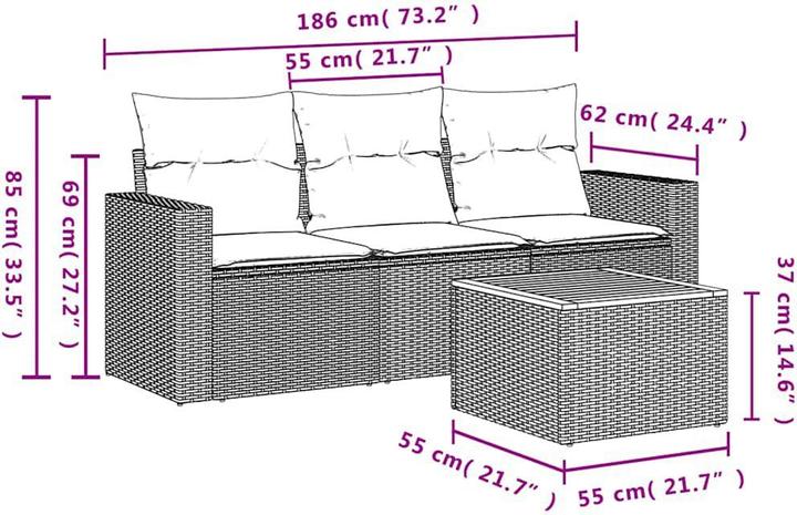 Produktbild vidaXL Levi