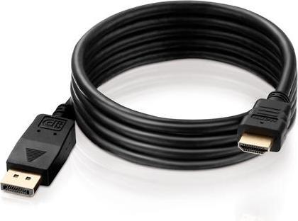 Produktbild HDgear DisplayPort — HDMI (Typ A) (1.50 m, HDMI, DisplayPort, 1.4)