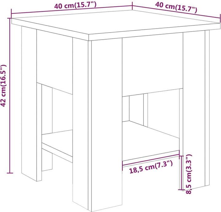 Image du produit vidaXL Couchtisch