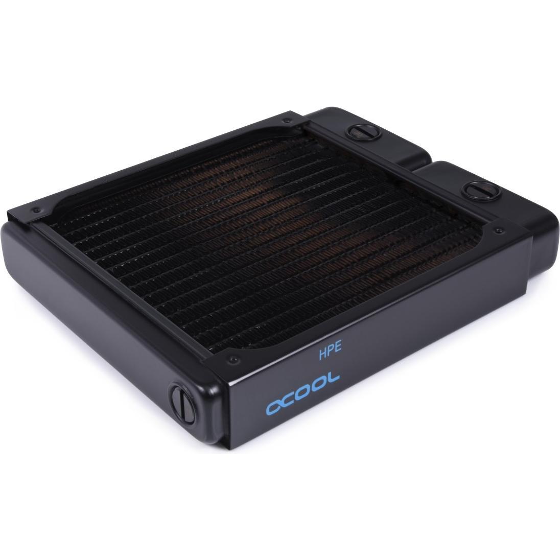 Alphacool NexXxoS HPE-30 Radiator 140mm (140 mm), Wasserkühlung Radiator, Schwarz