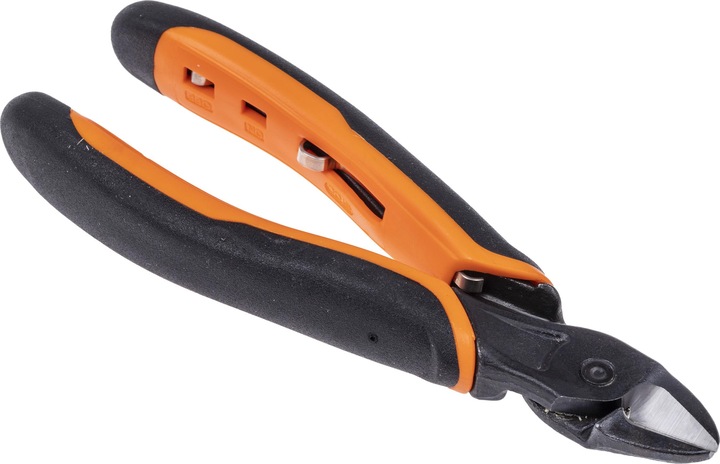 Actual product image Bahco ERGO diagonal cutters with self-opening two-component handle, phosphatised, 140 mm, industrial (140 mm)