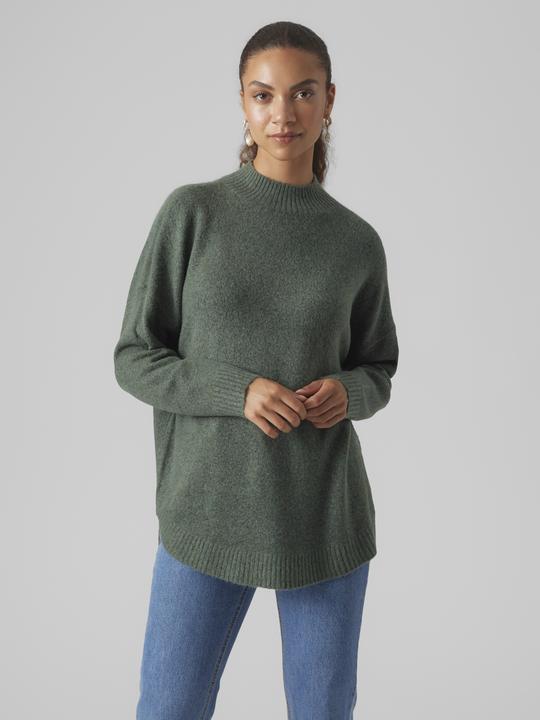 Produktbild Vero Moda VMPLAZA LS HIGHNECK LONG PULLOVER GA BOO Strickpullover (M)