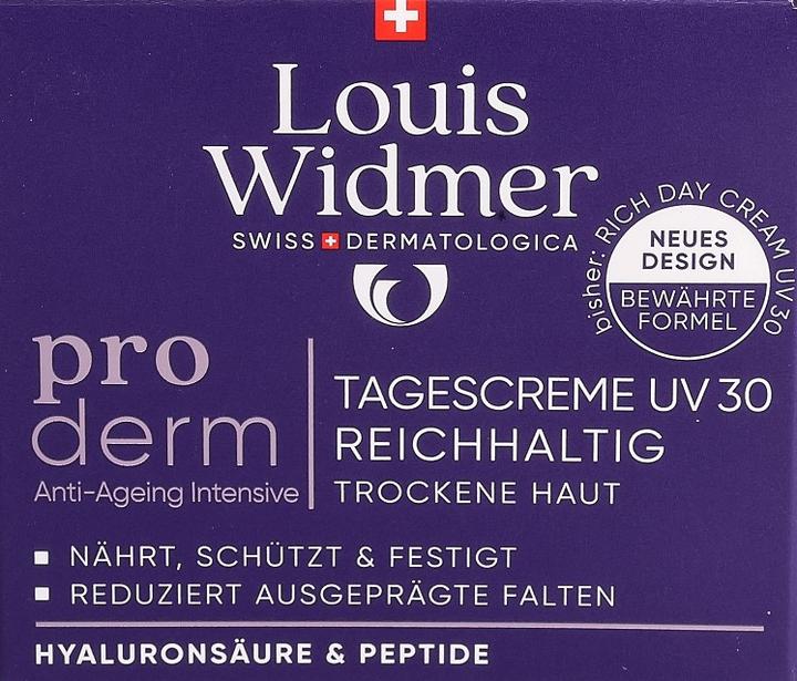 Produktbild Louis Widmer Proderm Tagescr UV30 rei par 50ml (50 ml, Tagescreme, SPF 30)