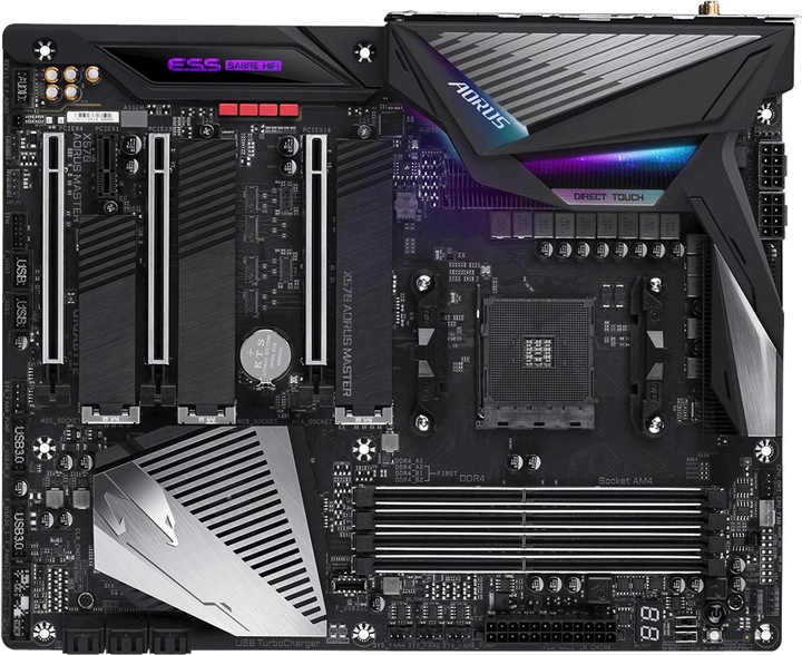 Actual product image Gigabyte X570 Aorus Master (AM4, AMD X570, ATX)