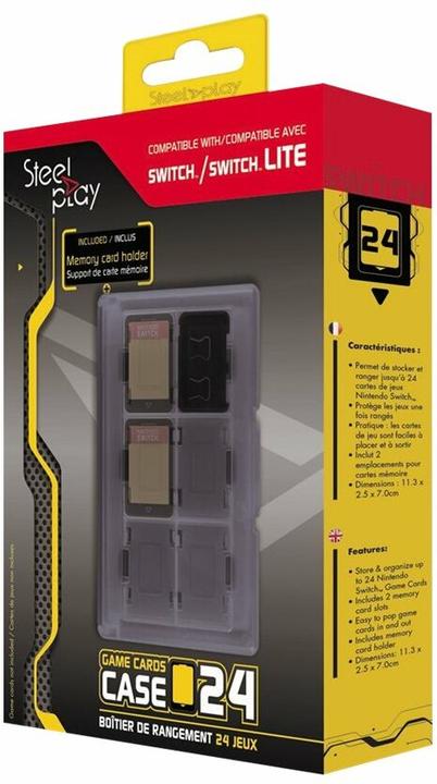 Image du produit Steelplay Boîte de rangement pour 24 jeux Switch (Switch Lite, Switch OLED)