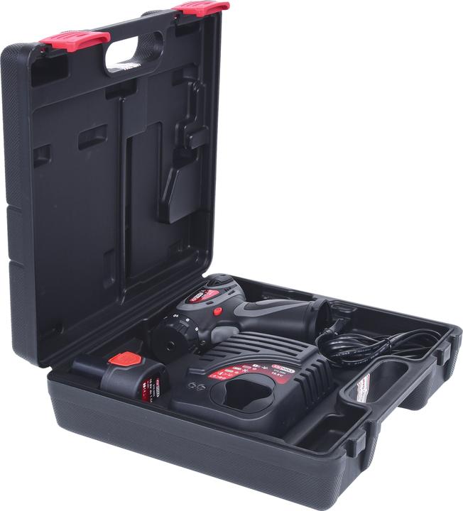 Actual product image KS Tools 1/4"" cordless bit screwdriver, 24Nm, 400 rpm 10.8V, with 1 battery and 1 charger (Rechargeable battery operated)
