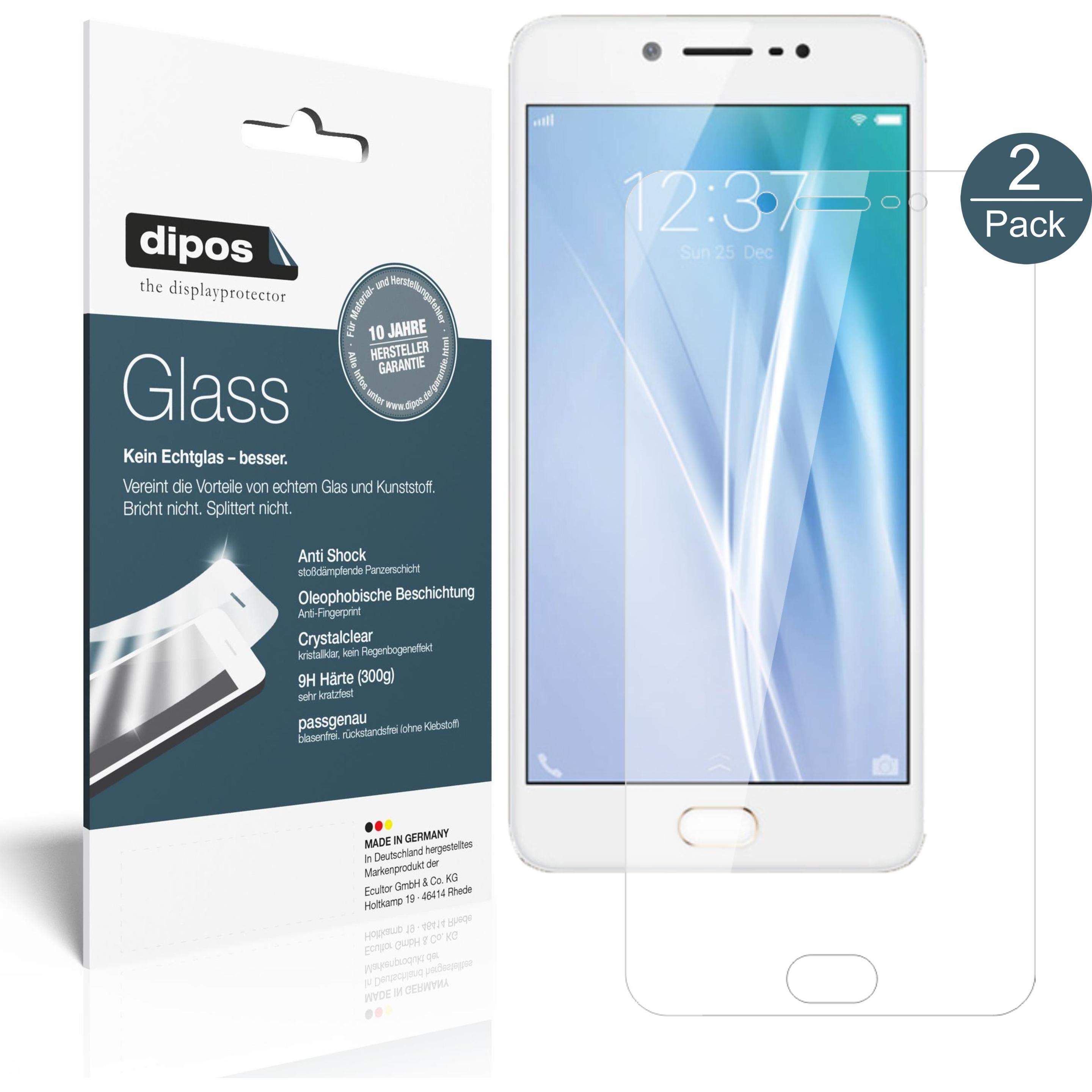 Dipos Displayschutz Anti-Shock (1 Stück, Vivo V5), Smartphone Schutzfolie, Transparent